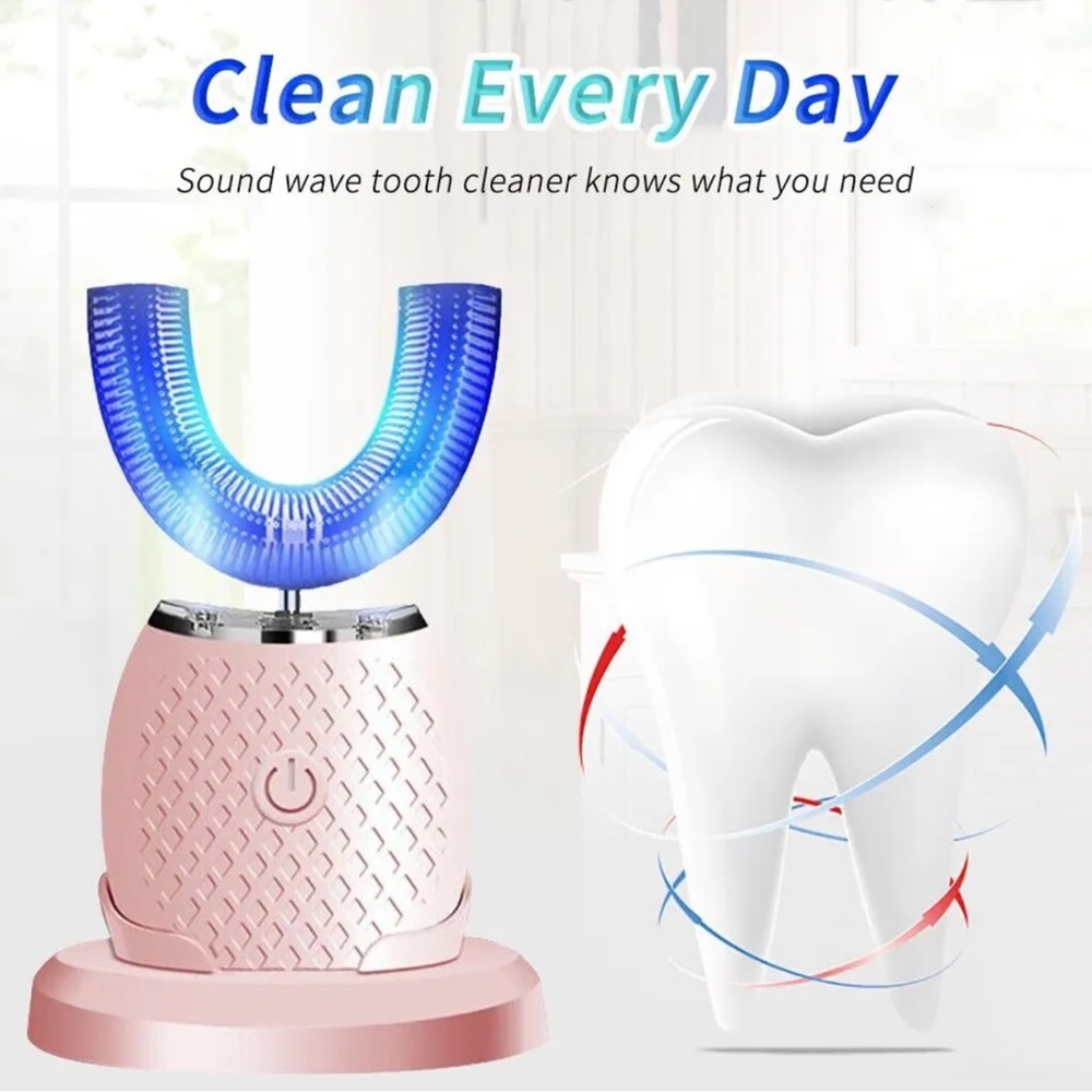 Toothbrush Ultrasonic Automatic U Shaped 360*